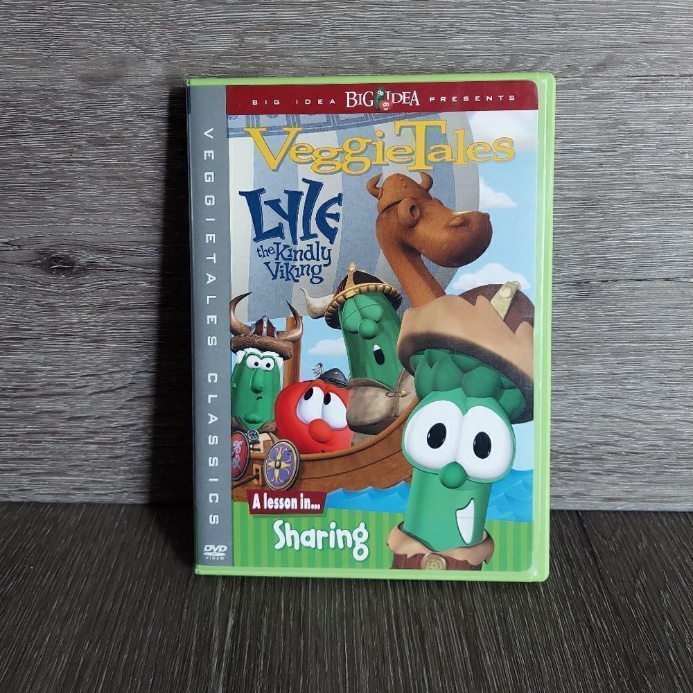 Veggietales Lyle the Kindly Viking DVD A Lesson In Sharing